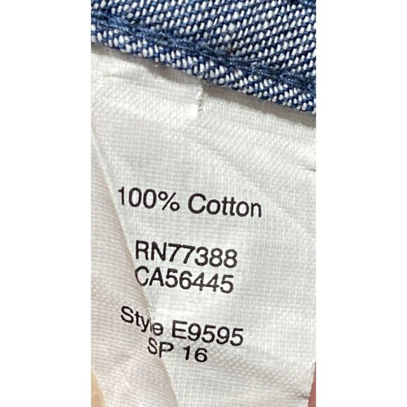 J. Crew Factory Chambray Shirt Dress Denim Blue Size XS Extra Small Cotton - Picture 6 of 7